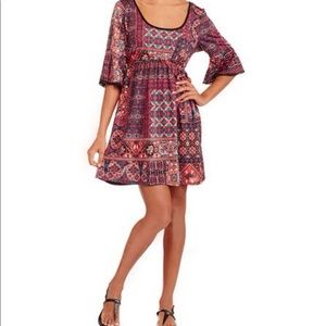 Paper Doll Aztec Style MIDI‎ Dress NWT Juniors Size M